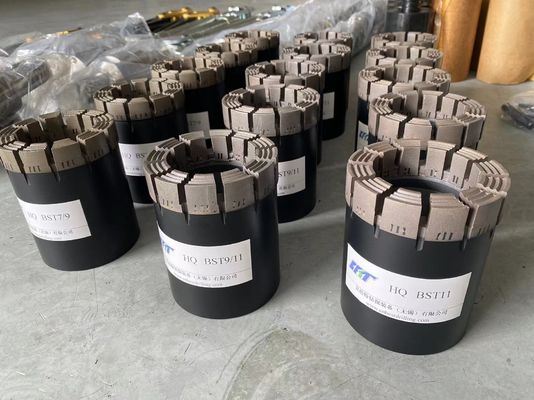 NQ HQ PQ 地質掘削用ダイヤモンド浸透式ドリルビット